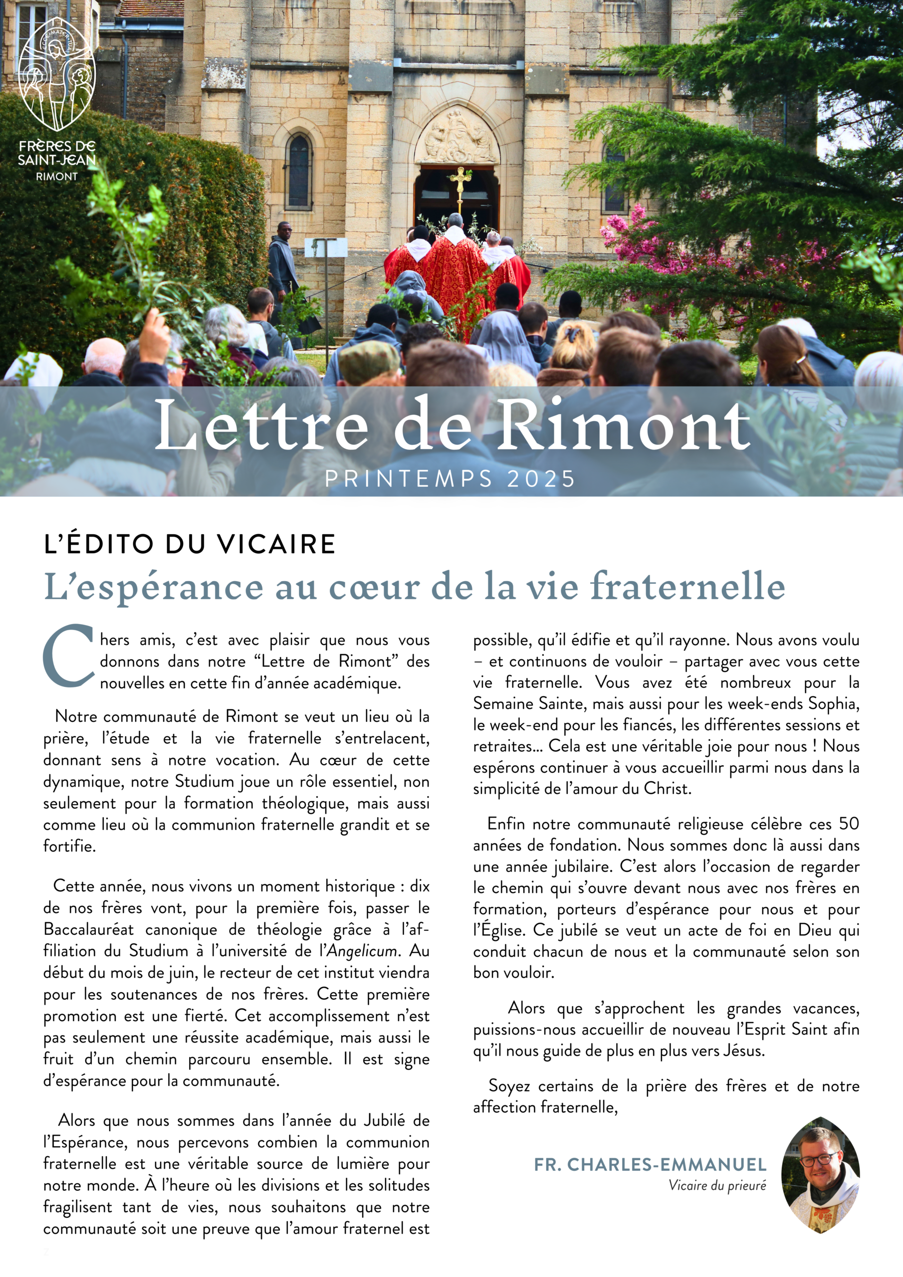 LETTRE DE RIMONT recto
