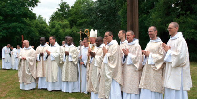 Ordinations diaconales et sacerdotales Frères de Saint-Jean 2018 des Frères de Saint-Jean