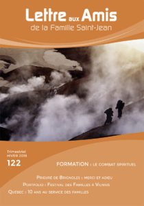 Nouvelle publication de la Lettre Aux Amis Hiver 2018