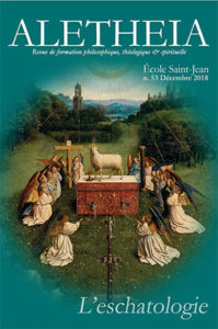 Frères de Saint-Jean, nouvelle publication Aletheia N°53