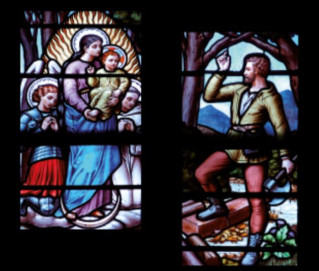 vitrail_sanctuaire_cotignac vitrail sanctuaire Cotignac