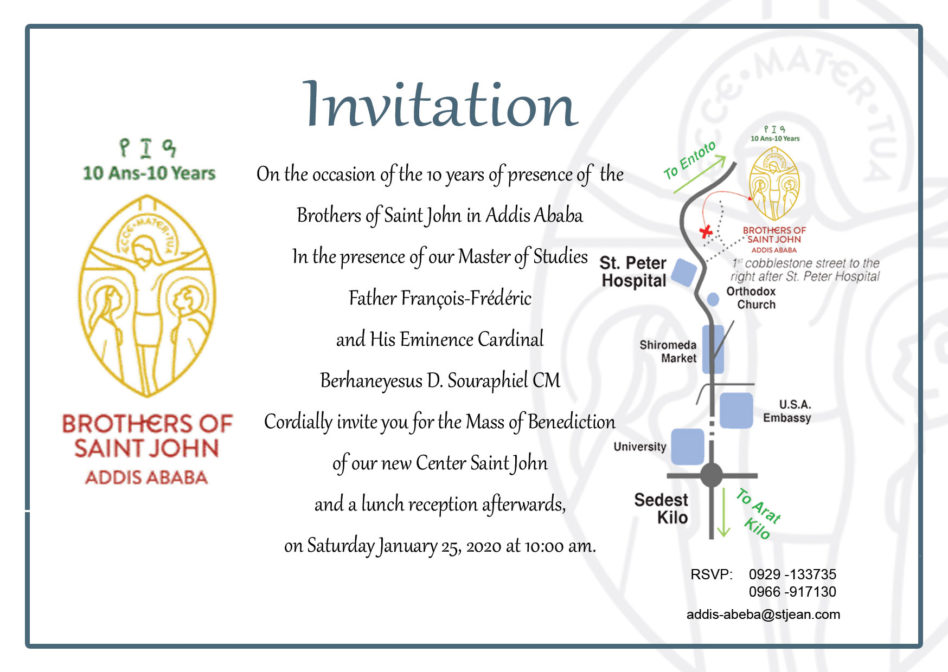 freres-saint-jean-inauguration-addis-invitation Inviation