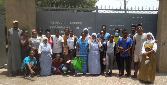 brothers of saint John - charity mission 2021 (2) Charity camp chez les soeurs de mère Teresa