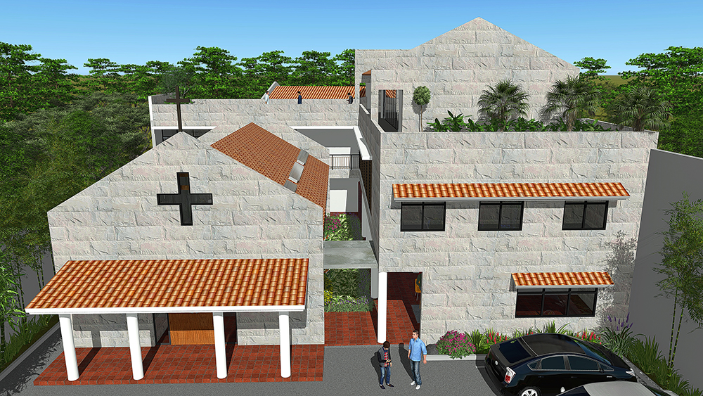 freres_saint_jean_maquette_taboan Projet du prieuré de Taboan, Cebu