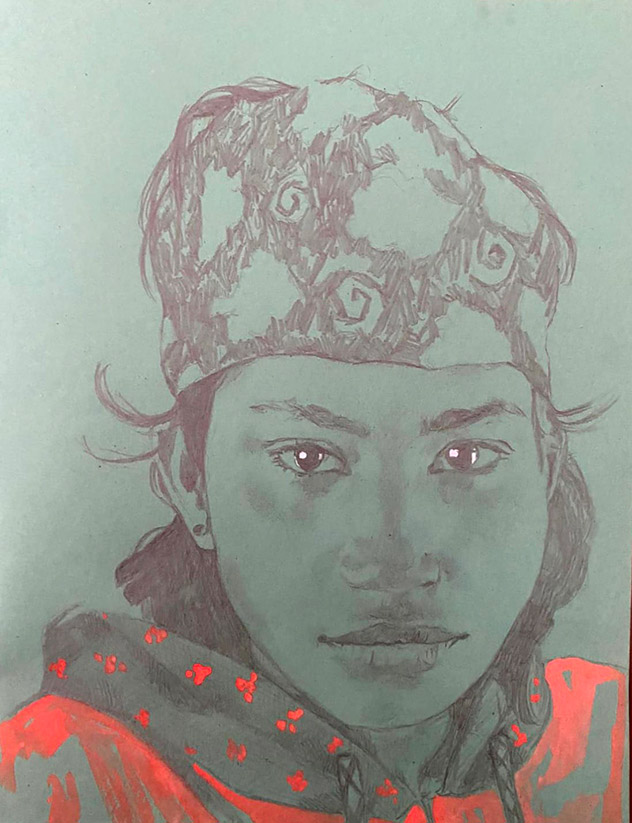 freres_saint_jean_portrait3_fr_olivier Vente de portraits de Frère Olivier