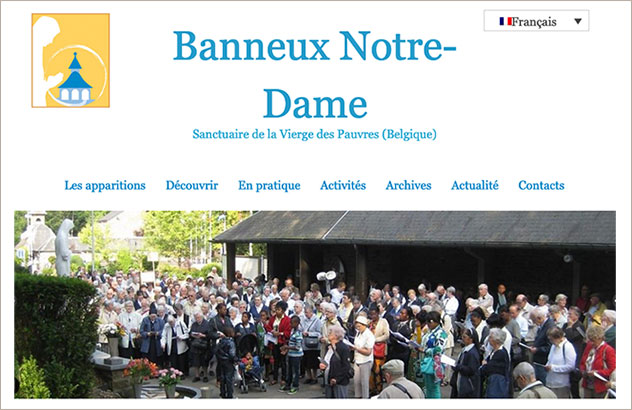 site_internet_sanctuaire_banneux_notre_dame_capture_ecran Visitez le site internet du Sanctuaire de Banneux Notre-Dame