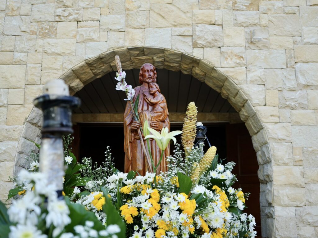 Statue of Saint Joseph in Taboan Priory