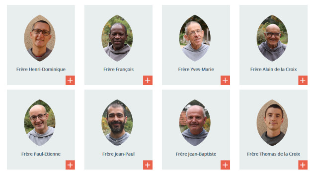 Trombinoscope prieuré 2020-2021