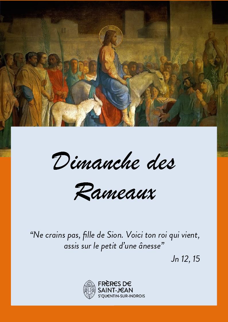 Dimanche des Rameaux Dimanche des Rameaux