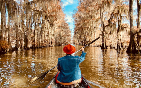 image prés camp canoë itinérant