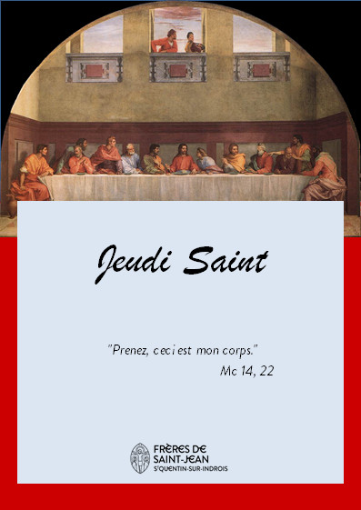 Semaine sainte 2022, jeudi