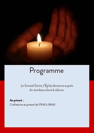 Semaine sainte 2022, samedi 1