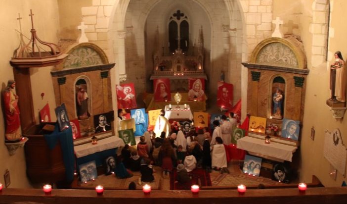 Retraite du groupe Claire de Castelbajac Toussaint 2023 Maison Saint-Jean