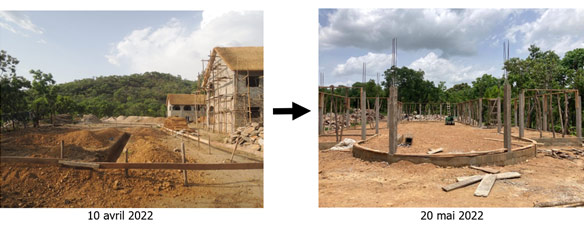 Évolution des travaux à la Lumen Valley