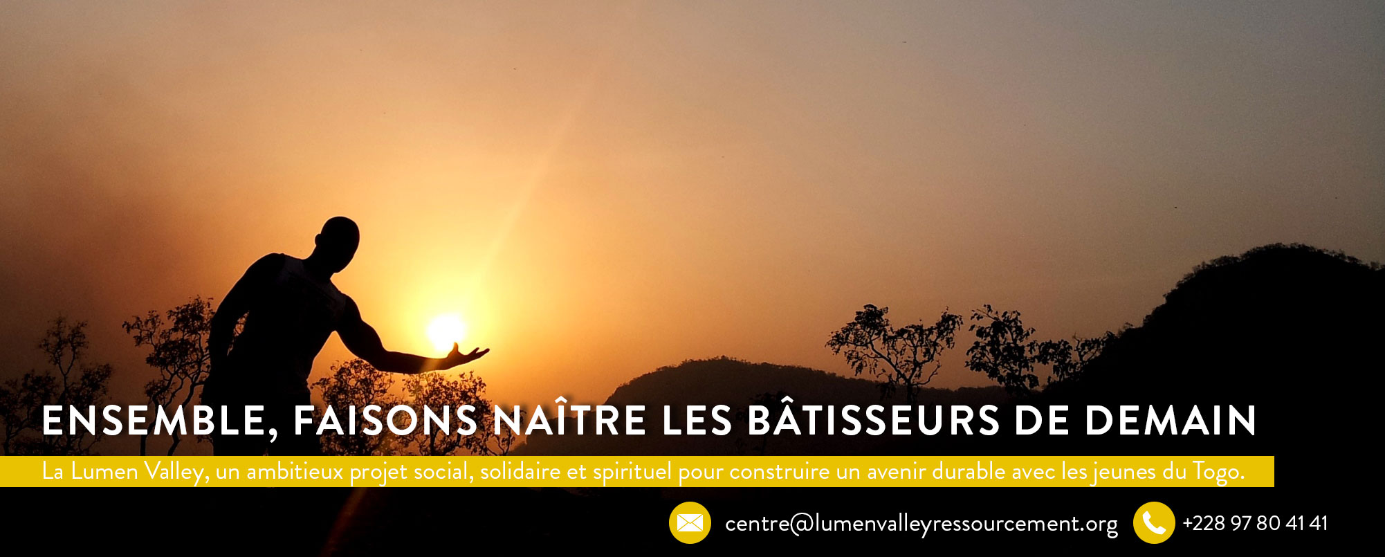 slide1 La Lumen Valley, un ambitieux projet social, solidaire et spirituel pour construire un avenir durable avec les jeunes du Togo.