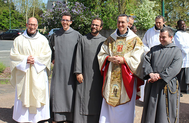 Perpetual profession on Saturday 13 April 2024, Notre-Dame du Chêne, France.